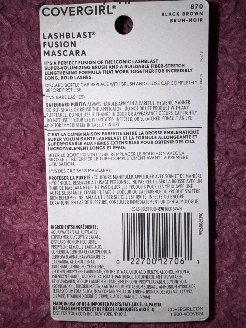 COVERGIRL Lash Blast Fusion Mascara
